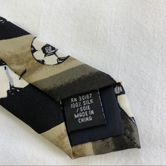 “SOCCER Rules” Save the Children Novelty Silk Tie - Picture 5 of 6